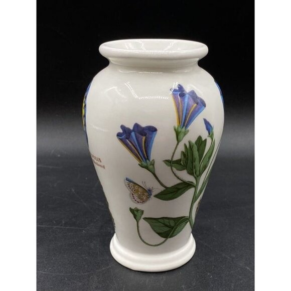 Portmeirion Botanic Garden Canton Vase Convolvulus Trailing Bindweed 5.25” - Picture 3 of 12